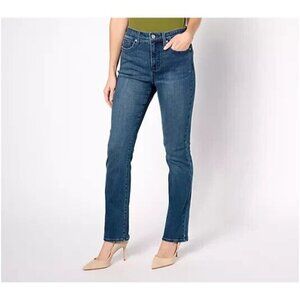 NYDJ High Rise Billie Mini Bootcut Jean Landslide Landslide Petite 00 A629110